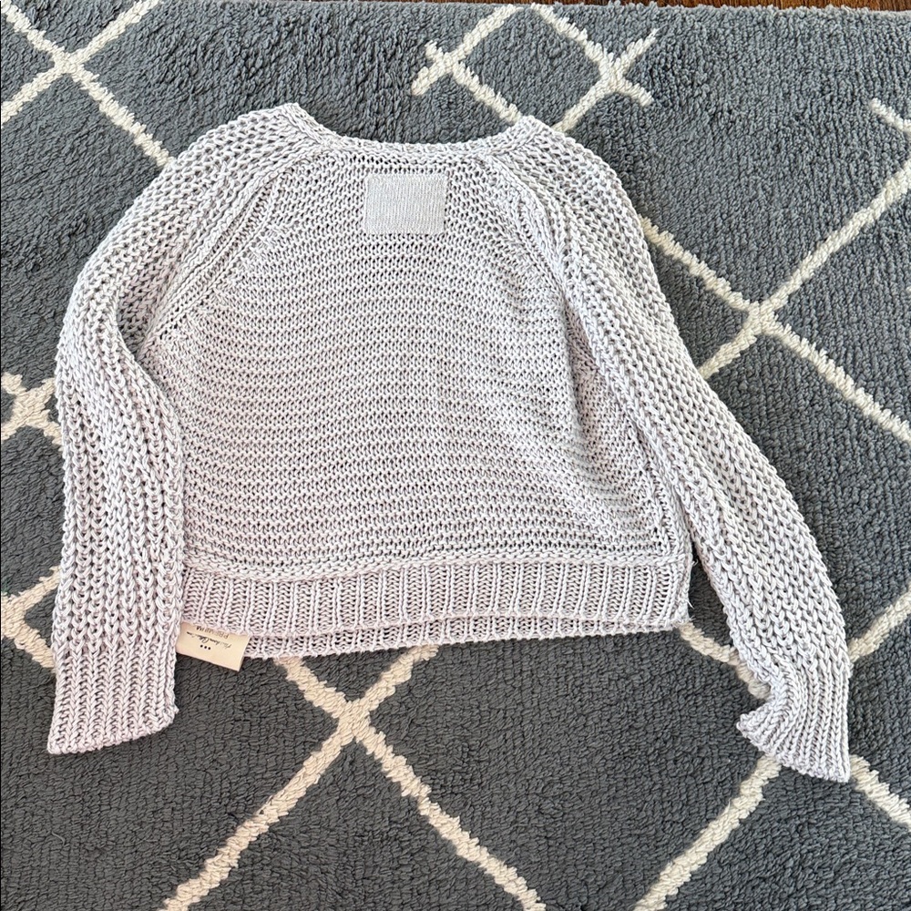 We The Free Light Gray Knit Sweater - Picture 7 of 7
